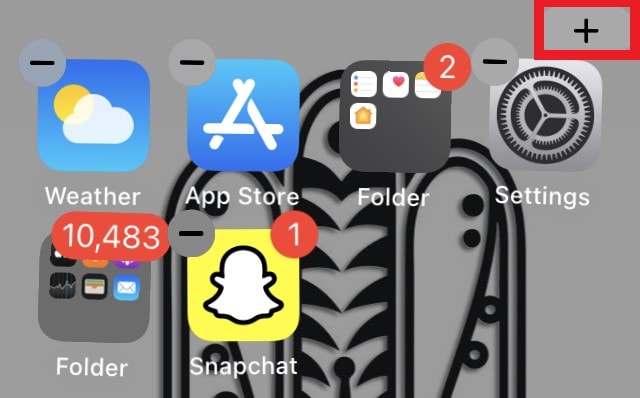 Add a widget on iOS 14