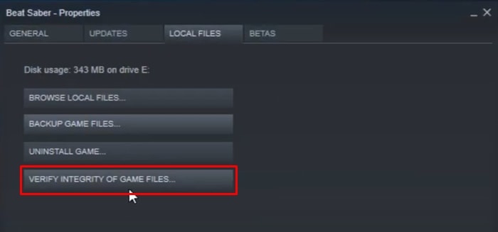 beat saber integrity