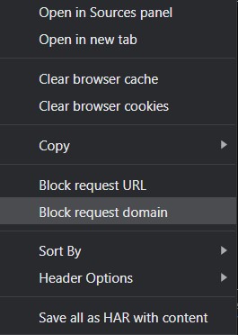 block request domain