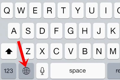 сменить клавиатуру iphone