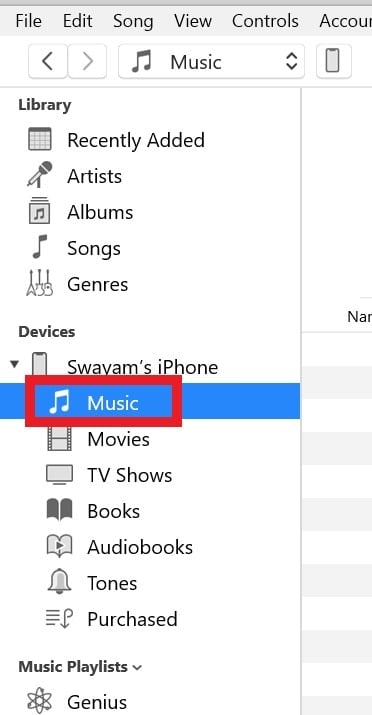 add music to iPhone by syncing iTunes library from your PC