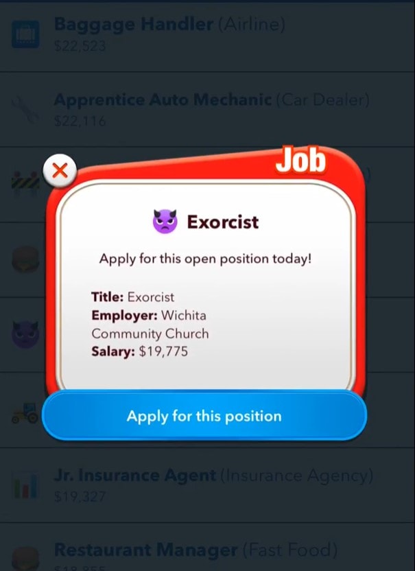 CONSEGUI UM EMPREGO DE EXORCISTA! - A Vida de Souzones no BitLife