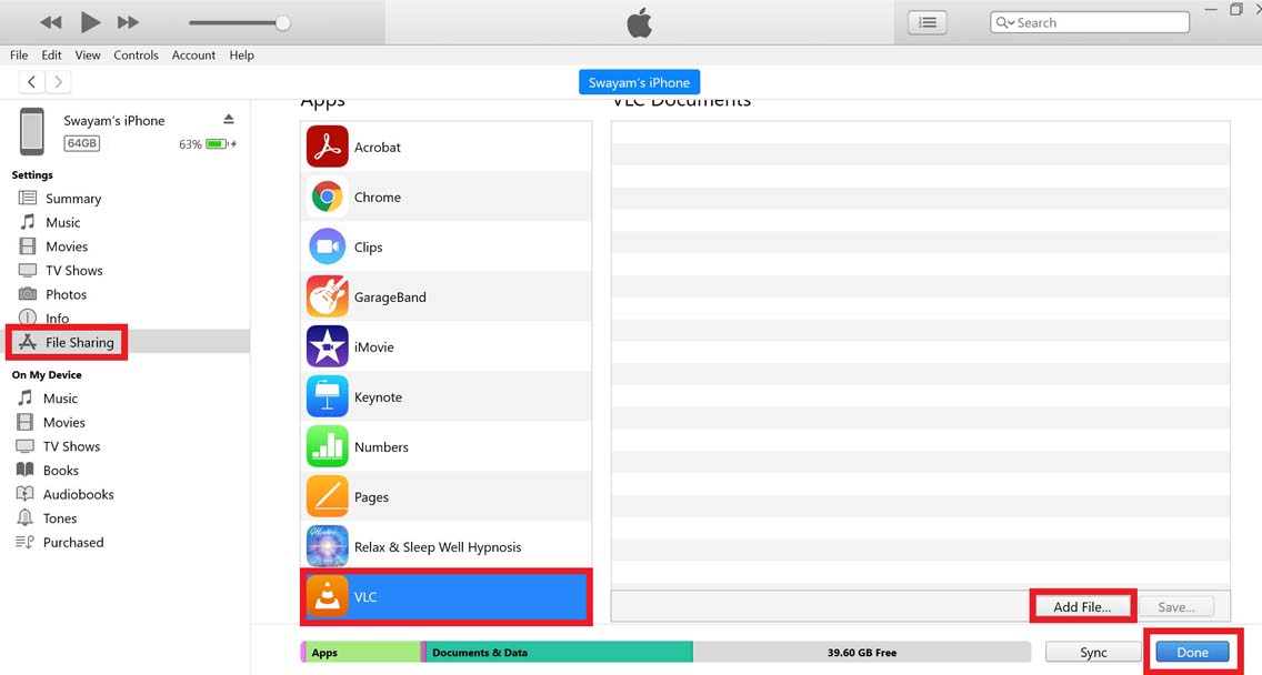 Add music files to iPhone or iPad