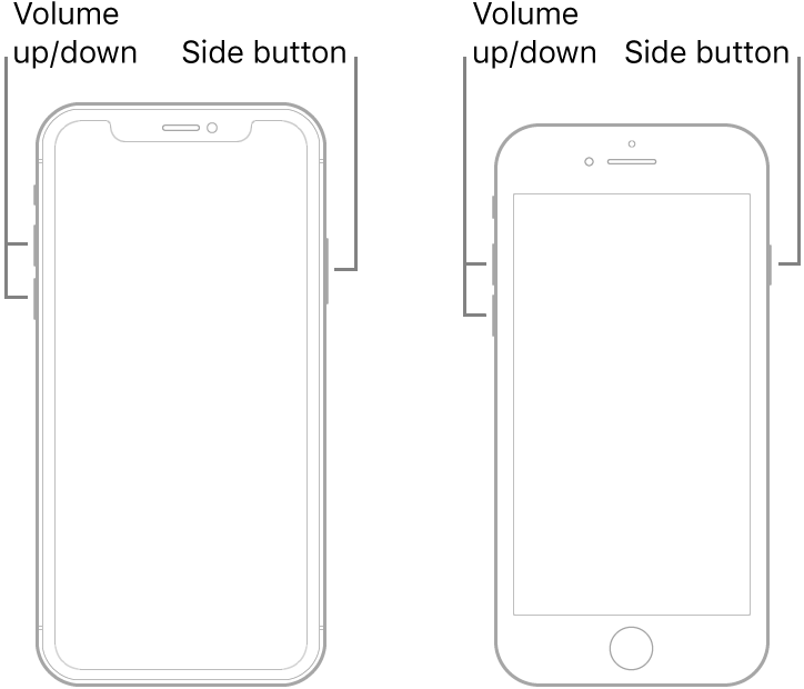 force restart iphone 8 above