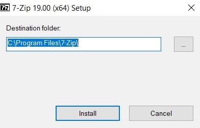 install 7zip