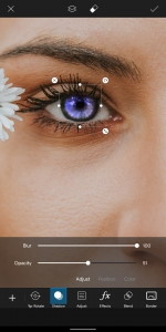 How To Change Eye Color on PicsArt
