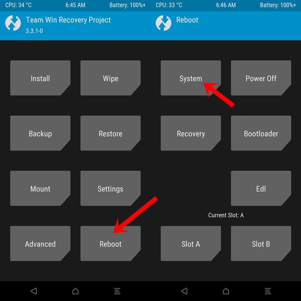 reboot-system-twrp-redmi-note-7-pro