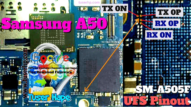 Samsung Galaxy A50 SM-A505F ISP UFS PinOUT