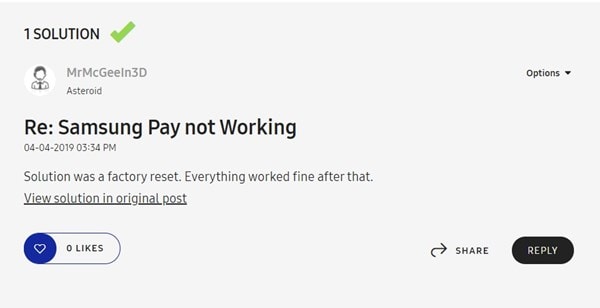 Samsung Pay Forum