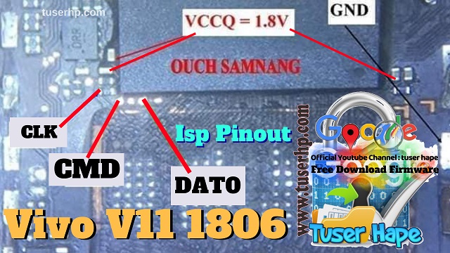 Vivo V11 1806 ISP PinOUT