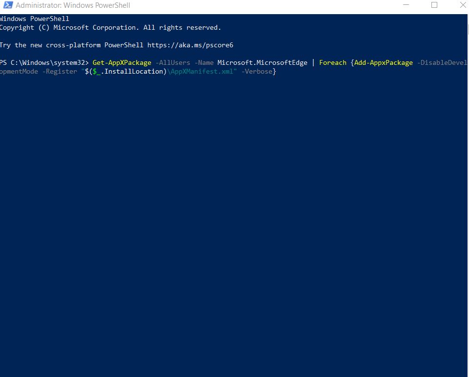 Windows PowerShell