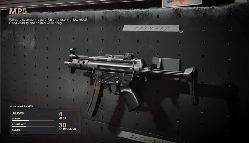 Black Ops Cold War MP5