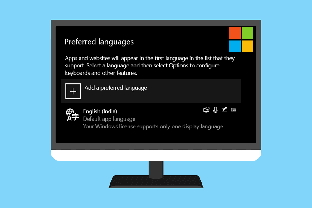 Change System Language Windows 10