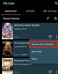 How To Delete My Queue On Crunchyroll