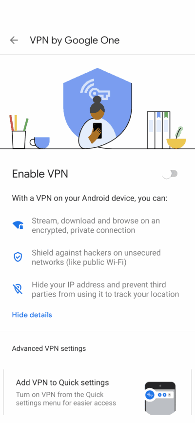 What is Google One VPN