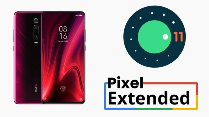 Google Pixel Extended ROM Redmi K20 Pro android 11