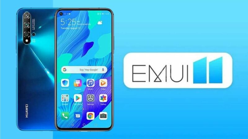 Huawei Nova 5T EMUI 11 Android 11 Update