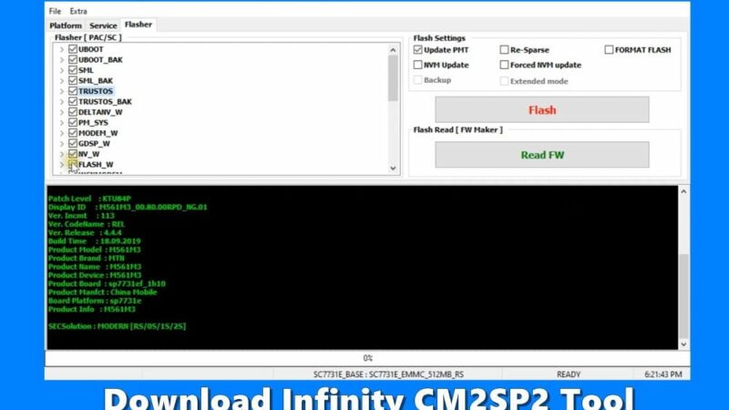 Infinity CM2SP2 Tool