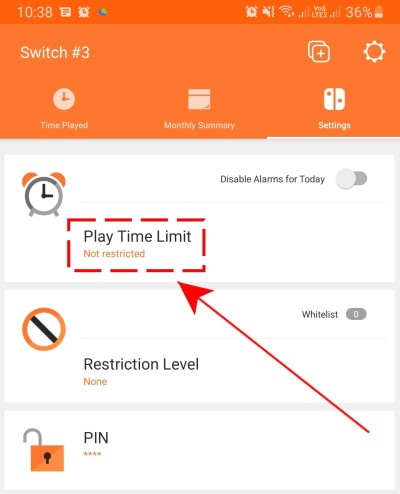 How To Set Daily Play Time Limit On Nintendo Switch