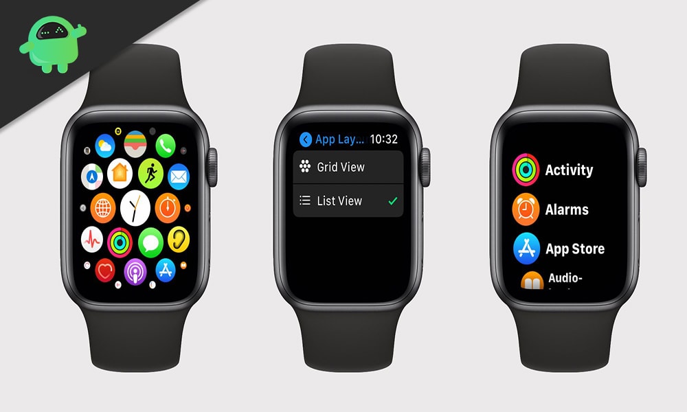 How to Change Apple Watch App Grid to List View?