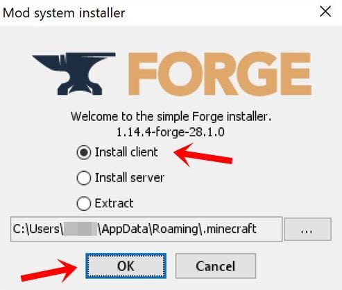 install forge minecraft mods