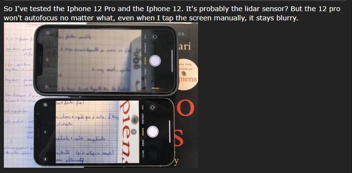 iphone 12 vs pro comparision test
