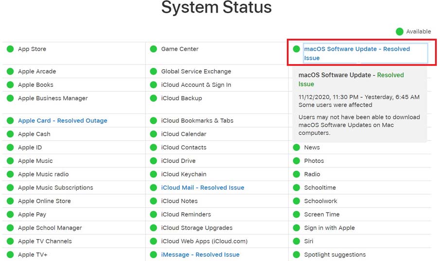 macOS Big Sur not installing fixed