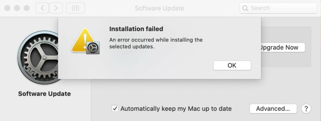 macOS Big Sur not installing how to fix