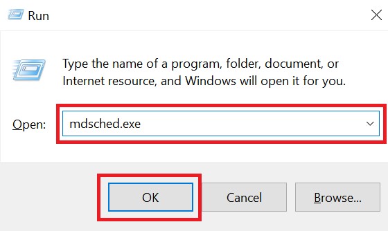 run memory diagnostic to fix attempted to write to read-only memory