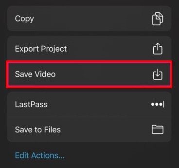 save videos