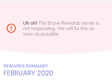 server issues brave update