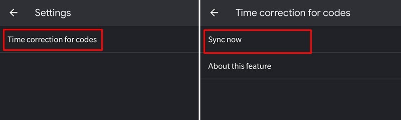 sync time correction