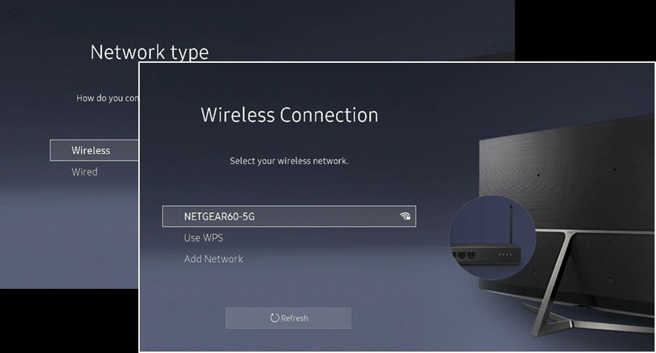 wireless connection
