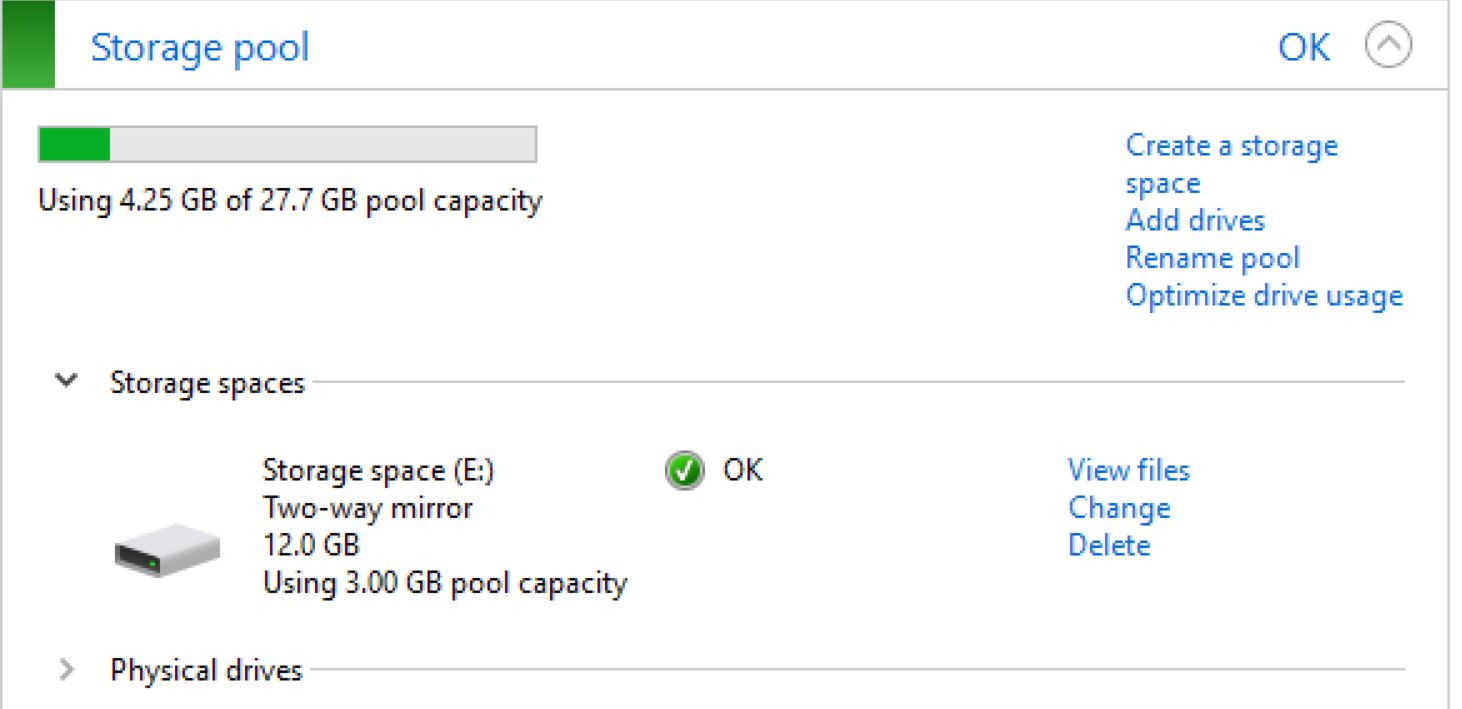Repository перевод. Дисковое пространство Windows 10. Not enough Space on Disk c. Windows Storage Spaces. Drive usage.