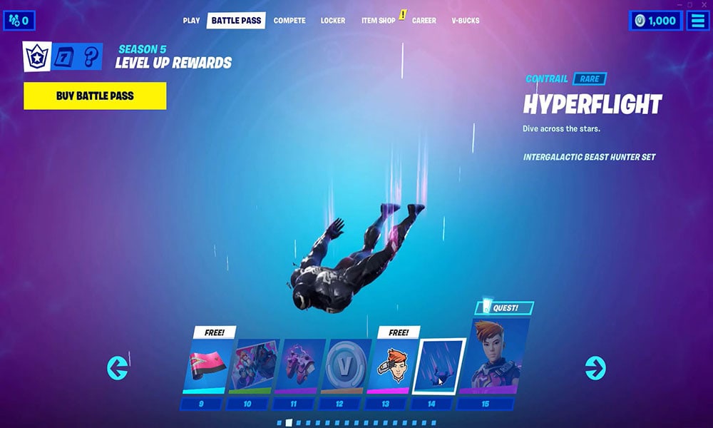 All Fortnite Chapter 2 Season 5 Battle Pass Rewards