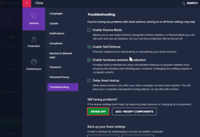 How to Fix Avast Virus Definitions Update Failed Error
