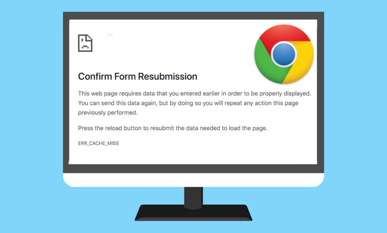 How To Fix Google Chrome Err Cache Miss Error