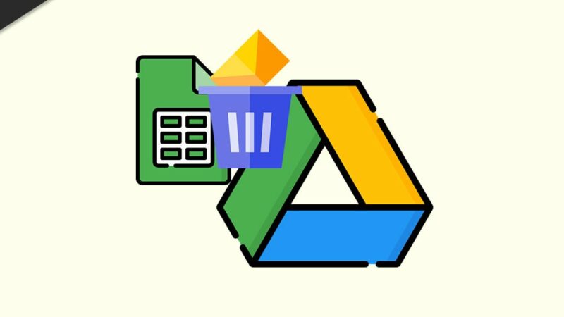 How To Remove Google Sheets From Google Drive