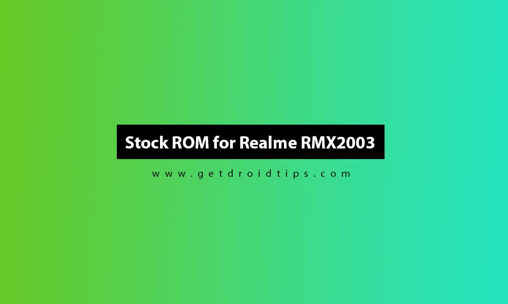 Realme RMX2003