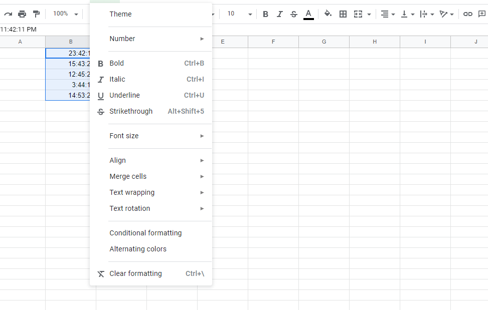 How To Disable Military Time In Google Sheets?