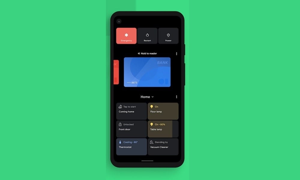 add Smart Home Controls to Android 11 Power Menu