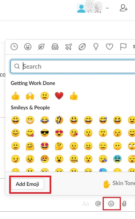 Add custom emoji in Slack