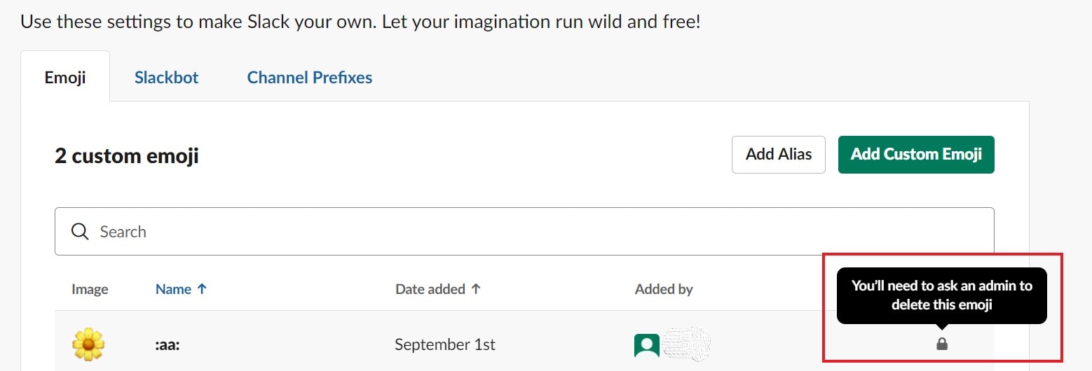 deleting custom emoji