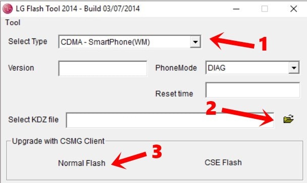lg flash tool просмотреть файл