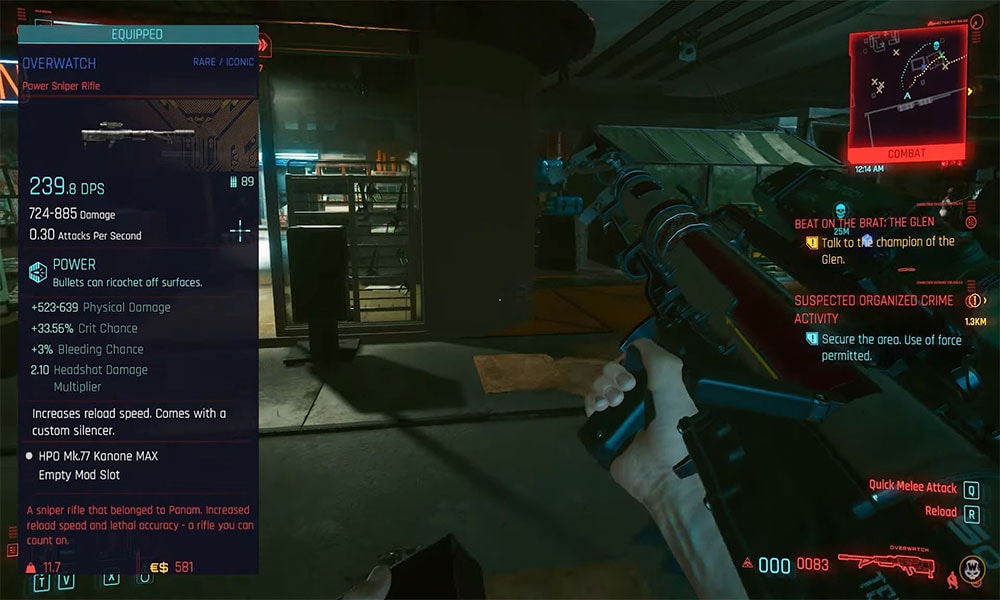 Best Sniper Rifles In Cyberpunk 2077