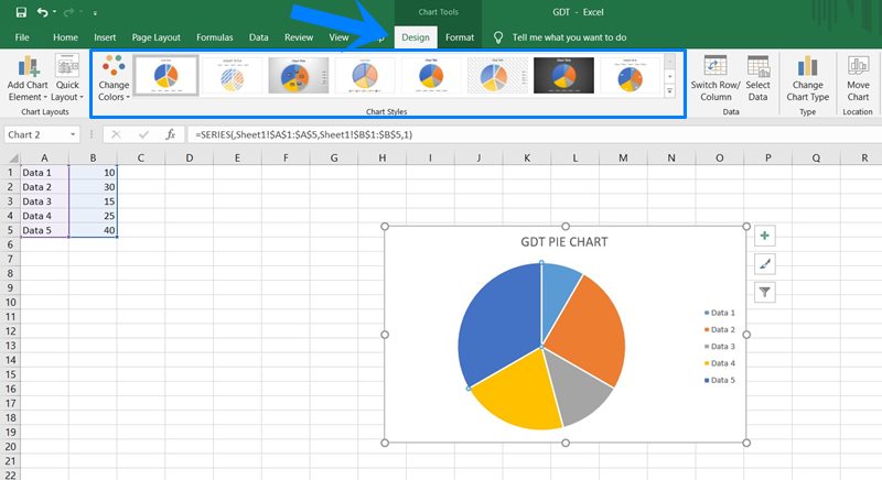 pie chart design