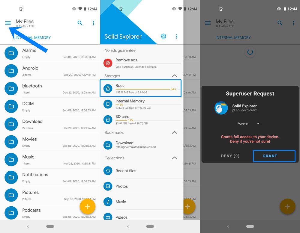 android file explorer root access