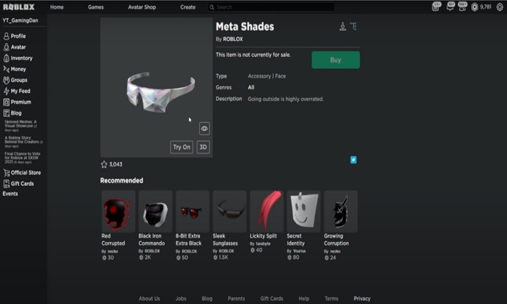 How To Get Meta Shades, Meta Star, and MetaPhones For Free Roblox?