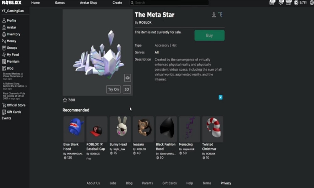 How To Get Meta Shades, Meta Star, and MetaPhones For Free Roblox?