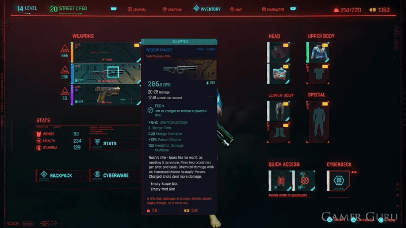 Best Sniper Rifles In Cyberpunk 2077